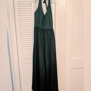 - White by vera wang green halter dress size…